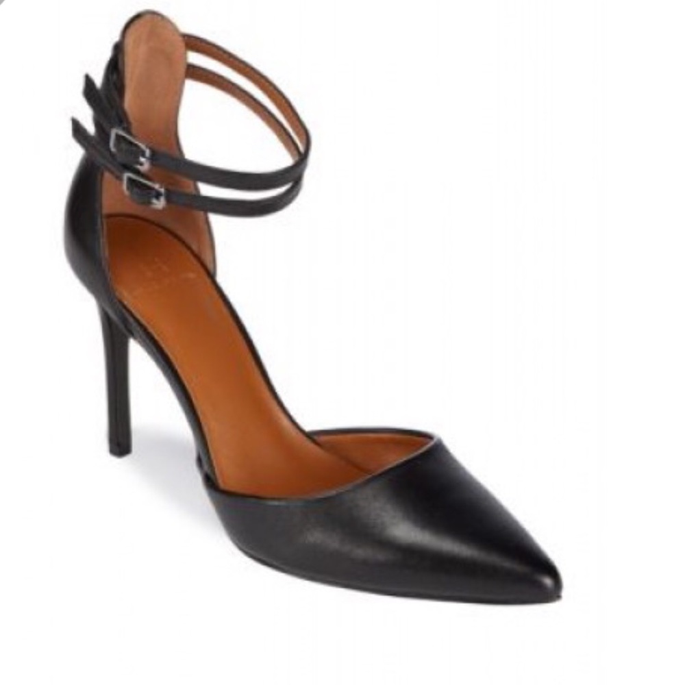 HALSTON Ankle strap heels
